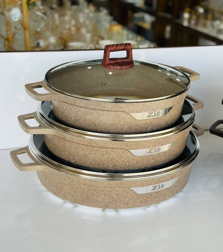 ماهی تابه چدن جنس Zio