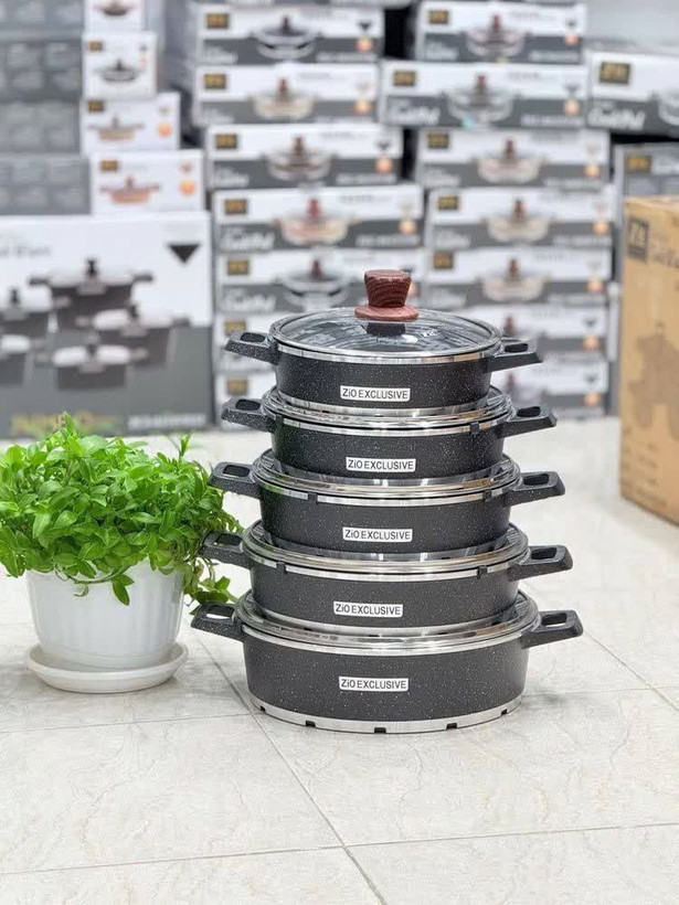 ماهی تابه چدن جنس Zio