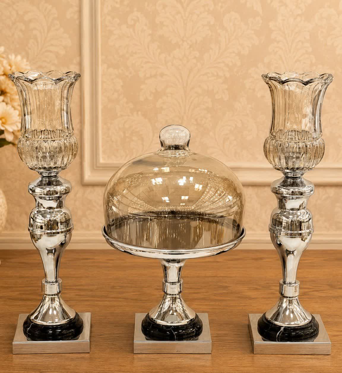 شمعدان وکاپ کیک